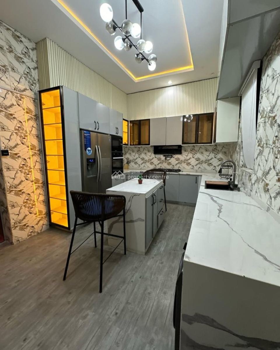 Luxury 4 Bedroom Fully Detached Duplex with Pool, Fitted Acs, Lekki Phase 1, Ikate, Lekki, Lagos, Detached Duplex for Rent
