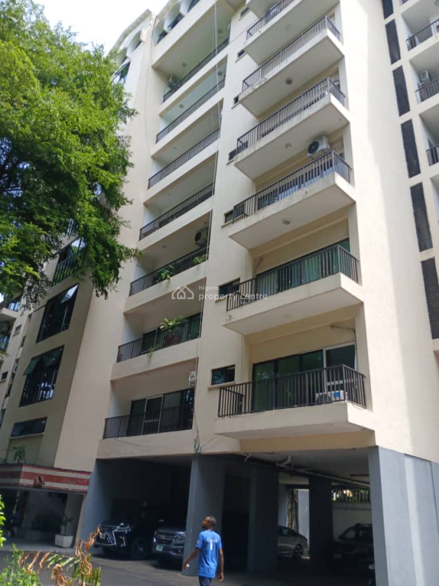 Standard Spacious 3 Bedroom Apartment with Bq, Off Gerrard Road, Ikoyi, Lagos, Flat / Apartment for Rent