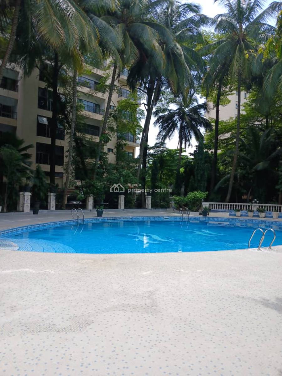 Standard Spacious 3 Bedroom Apartment with Bq, Off Gerrard Road, Ikoyi, Lagos, Flat / Apartment for Rent