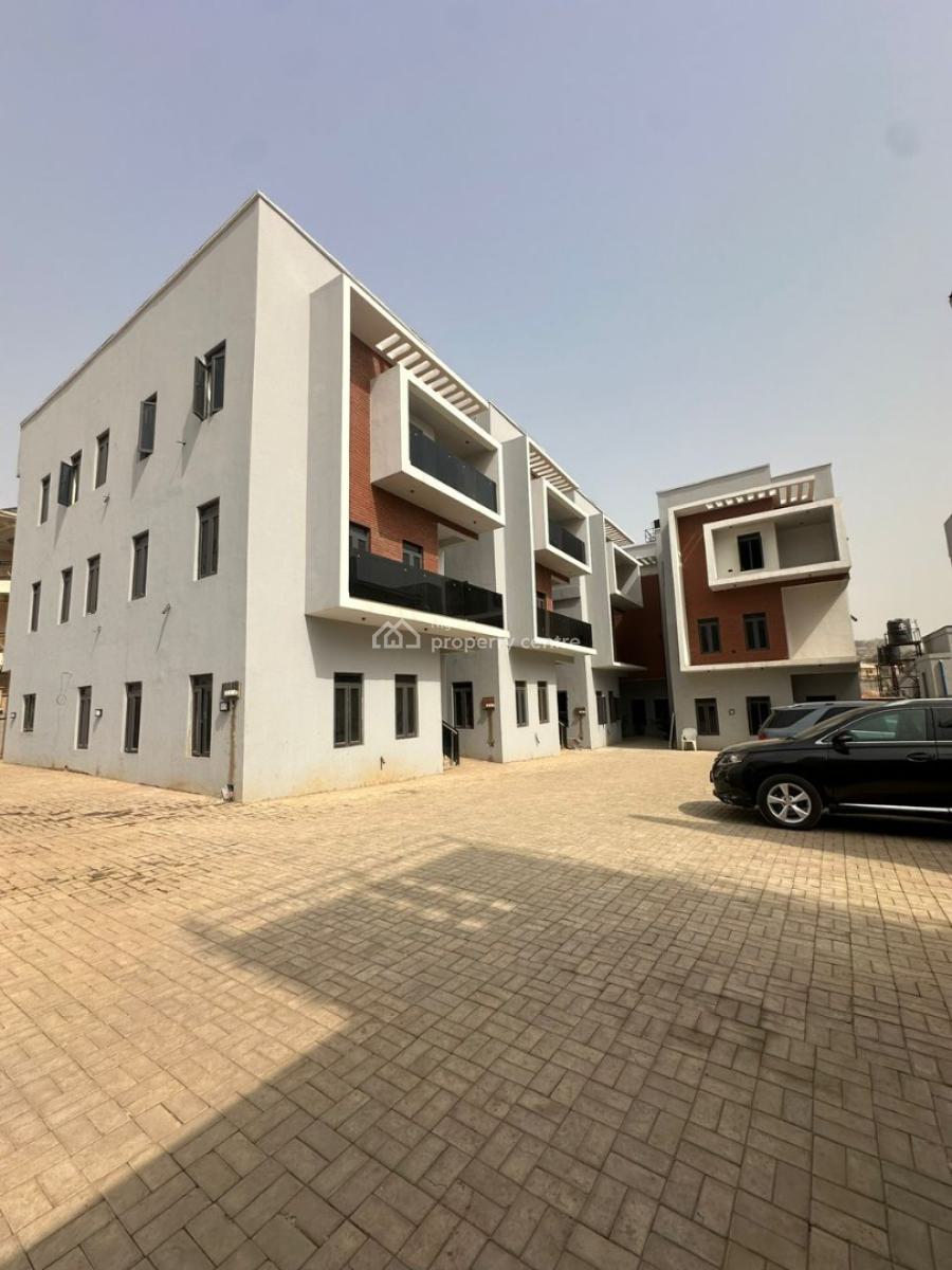 New 4 Bedroom Spacious Terraced Duplex and Boys Quarter, Mabushi, Abuja, Terraced Duplex for Rent