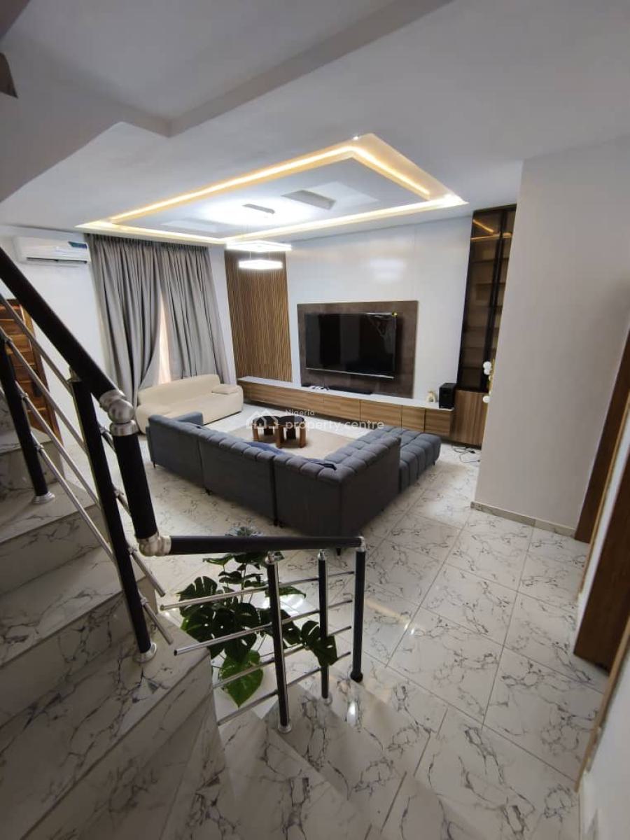 Fully Furnished and Fully Serviced 4 Bedrooms Terrace Duplex, Vgc, Lekki, Lagos, Terraced Duplex for Rent