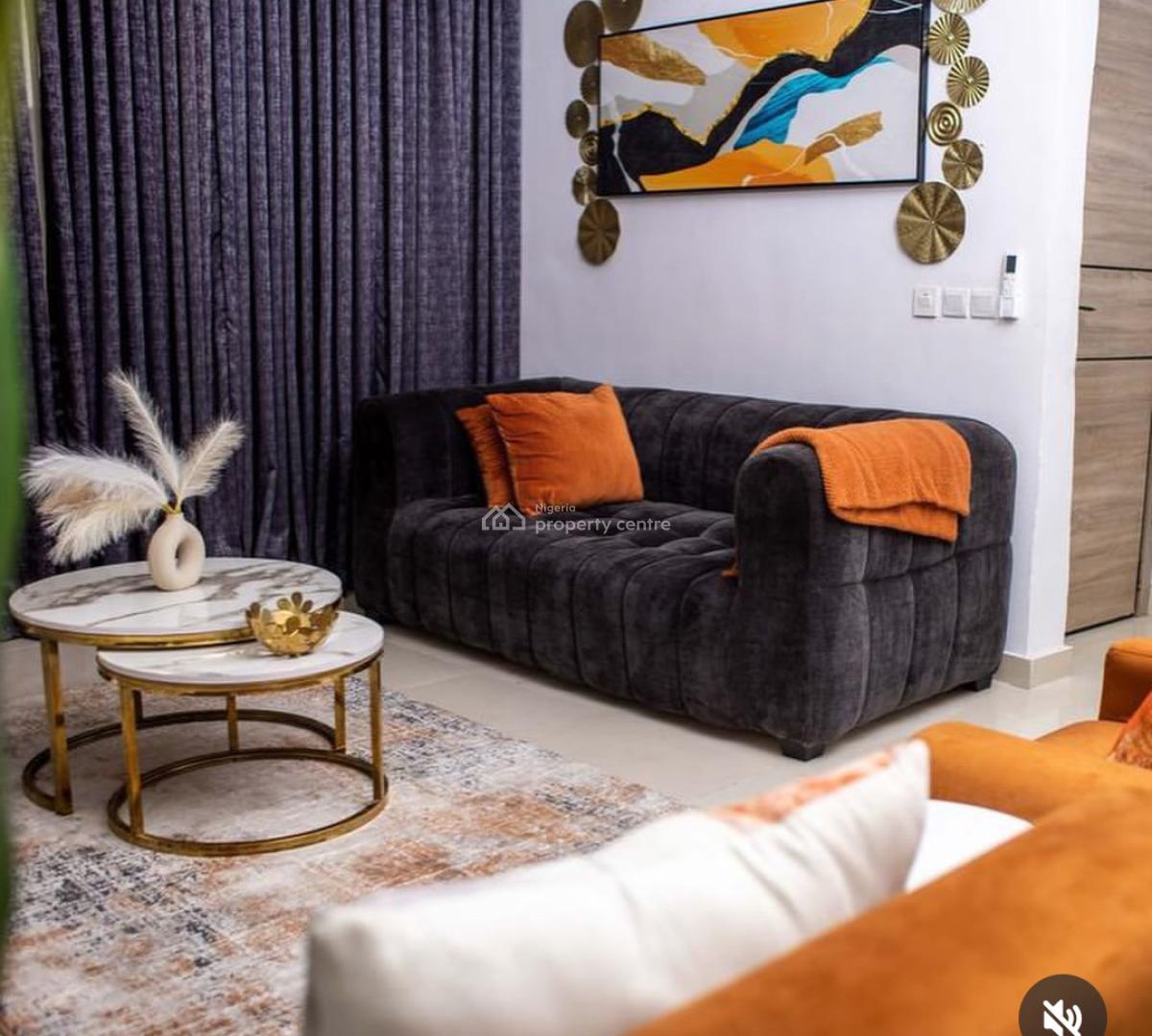 Fully Furnished & Service 3 Bedroom Flat, Freedom Way, Lekki, Lagos, House for Rent