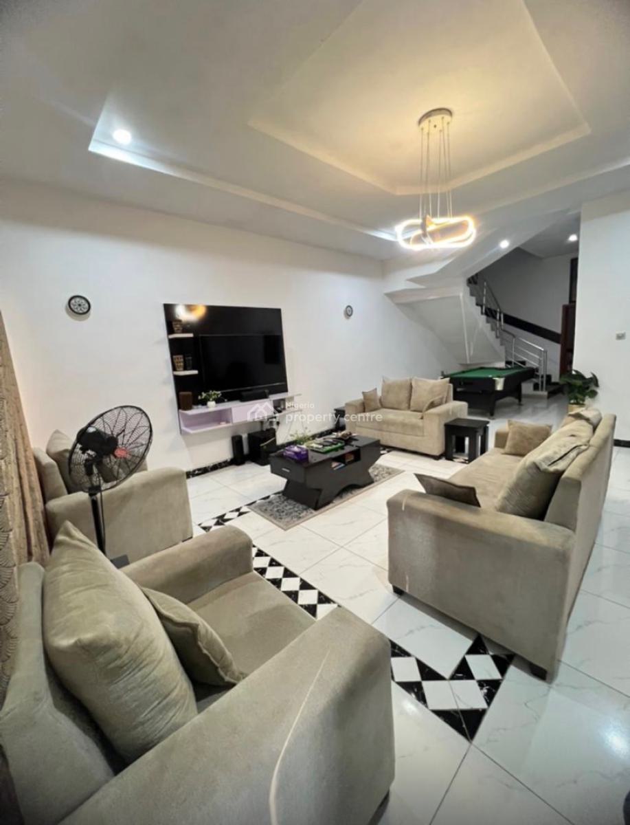Furnished 4 Bedroom Duplex in a Gated Estate, Ikota, Lekki, Lagos, Semi-detached Duplex for Rent