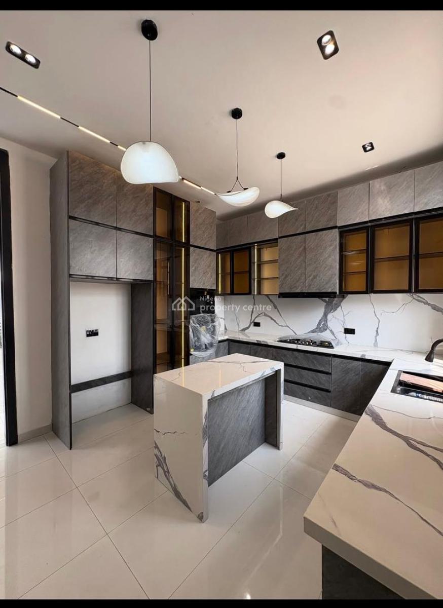 Contemporary 5 Bedroom Detached Duplex with Bq, Hampton Lake Estate, Chevron, Lekki, Lagos, Detached Duplex for Sale