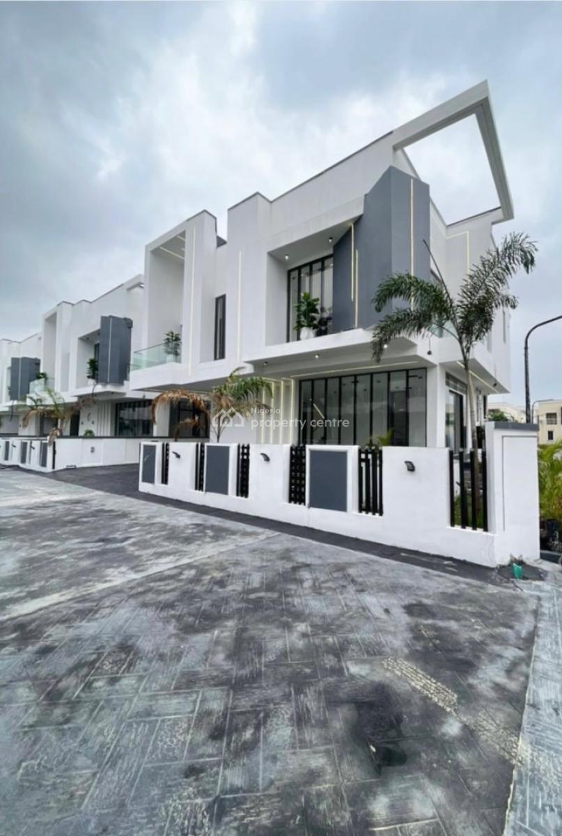Contemporary 5 Bedroom Detached Duplex with Bq, Hampton Lake Estate, Chevron, Lekki, Lagos, Detached Duplex for Sale