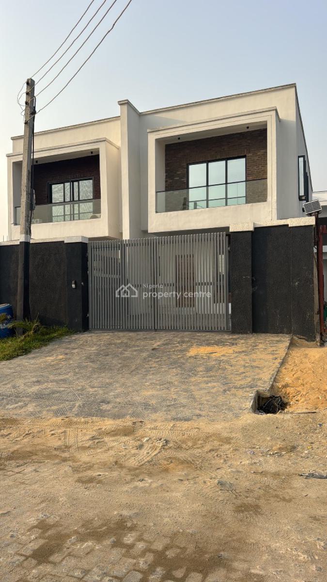 Self-serviced 4 Bedrooms Semi-detached Duplex with Bq, Mobil Road Axis, Ajah, Lagos, Semi-detached Duplex for Sale