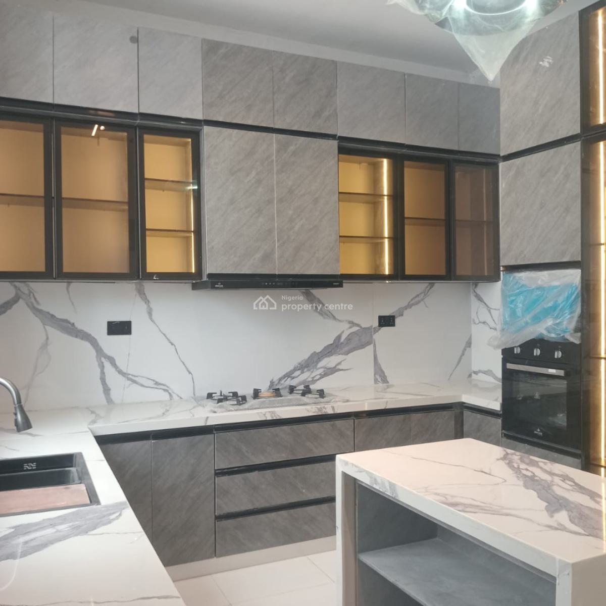 Contemporary 5 Bedrooms Fully Detached Solid Duplex and Bq., Chevron, Lekki, Lagos, Detached Duplex for Sale