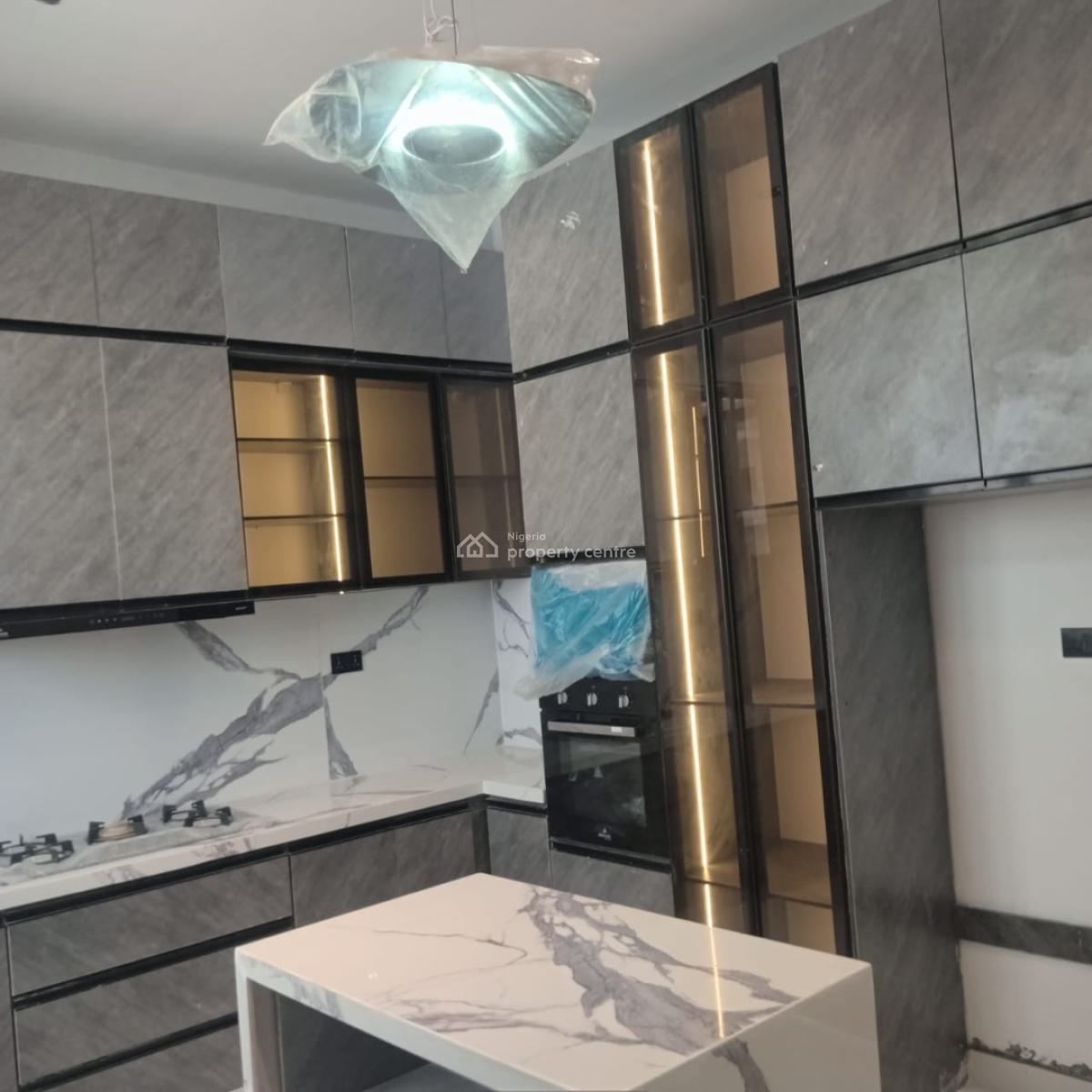 Contemporary 5 Bedrooms Fully Detached Solid Duplex and Bq., Chevron, Lekki, Lagos, Detached Duplex for Sale