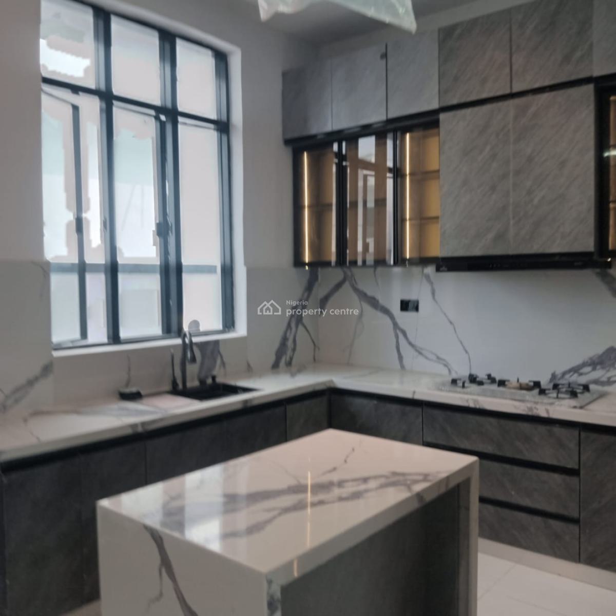 Contemporary 5 Bedrooms Fully Detached Solid Duplex and Bq., Chevron, Lekki, Lagos, Detached Duplex for Sale