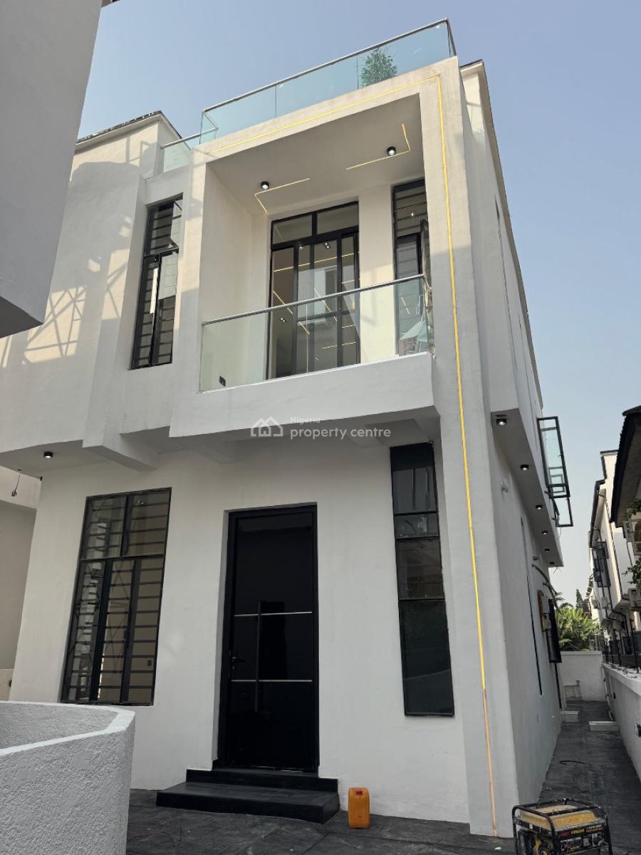 Self-serviced 4 Bedrooms Detached Duplex with Driveway, Sangotedo, Ajah, Lagos, Detached Duplex for Sale