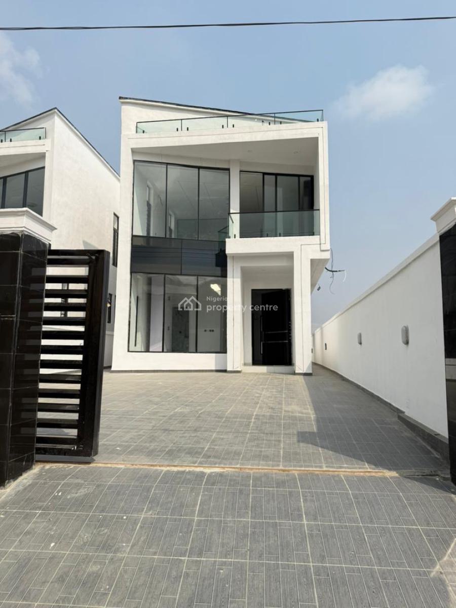 Spacious 5-bedroom Fully Detached Duplex with Pool Bq, Chevron, Lekki, Lagos, Detached Duplex for Sale