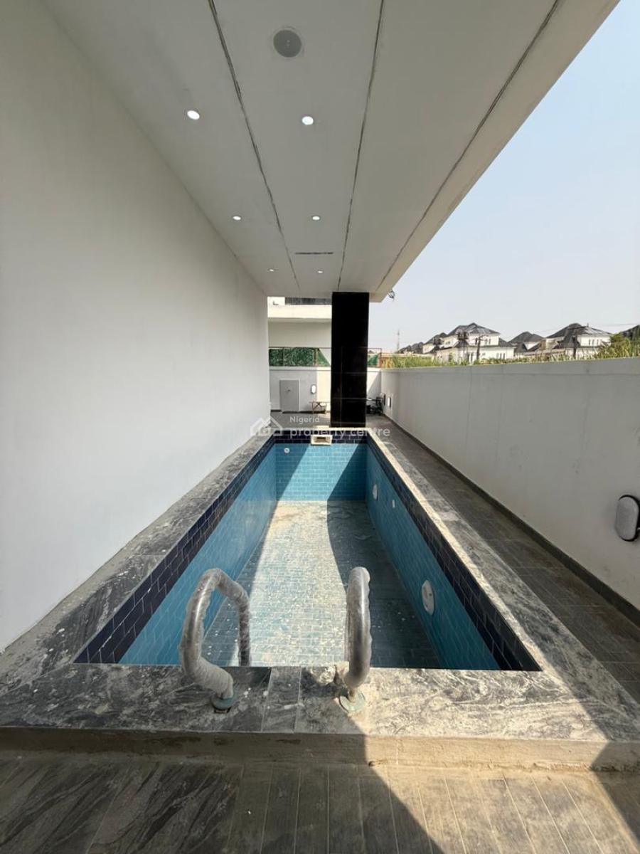 Spacious 5-bedroom Fully Detached Duplex with Pool Bq, Chevron, Lekki, Lagos, Detached Duplex for Sale
