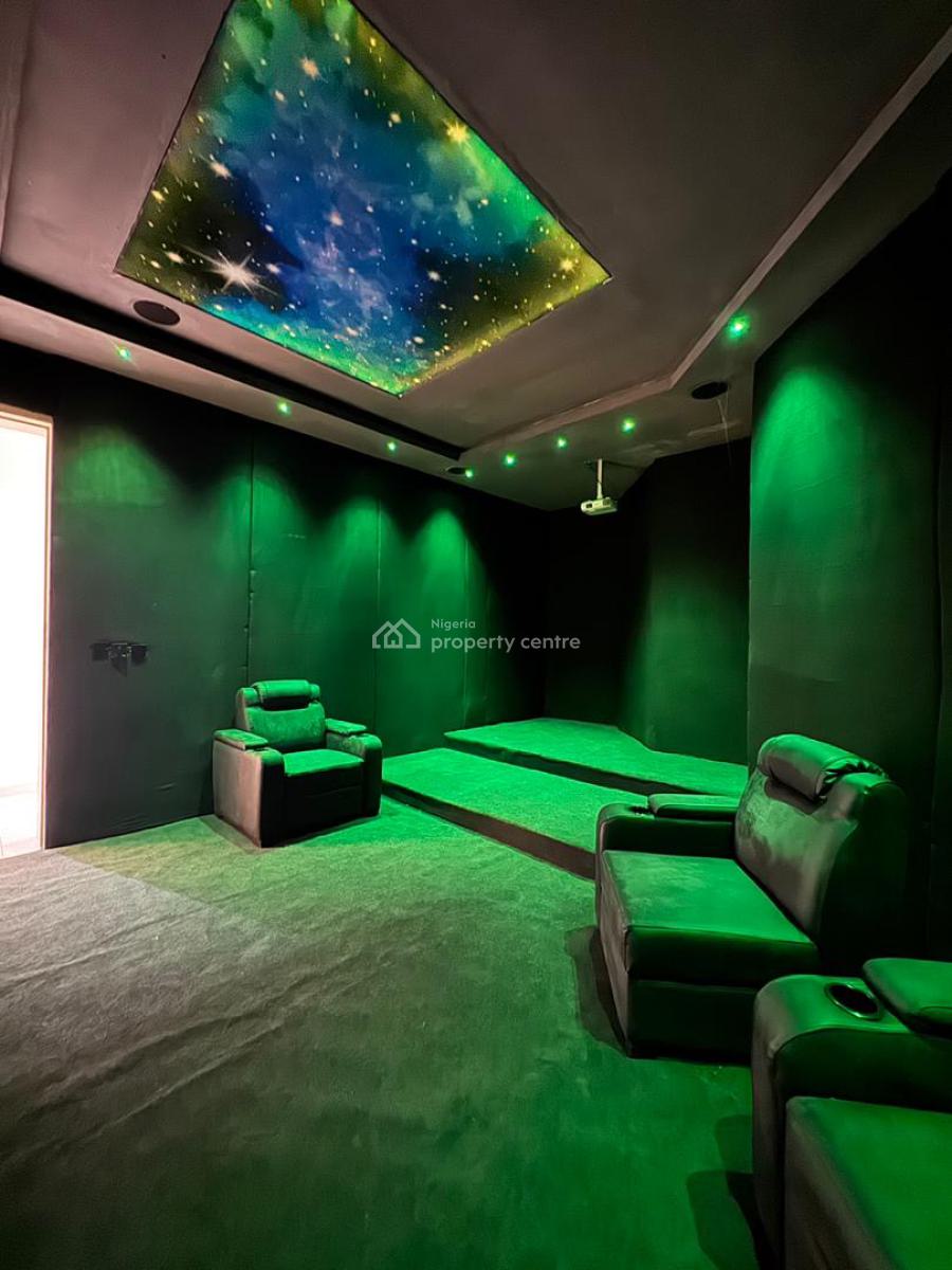 Magnificent 5 Bedroom Detached Duplex with Private Pool and Cinema, Chevron Drive, Lekki, Lagos, Detached Duplex for Sale