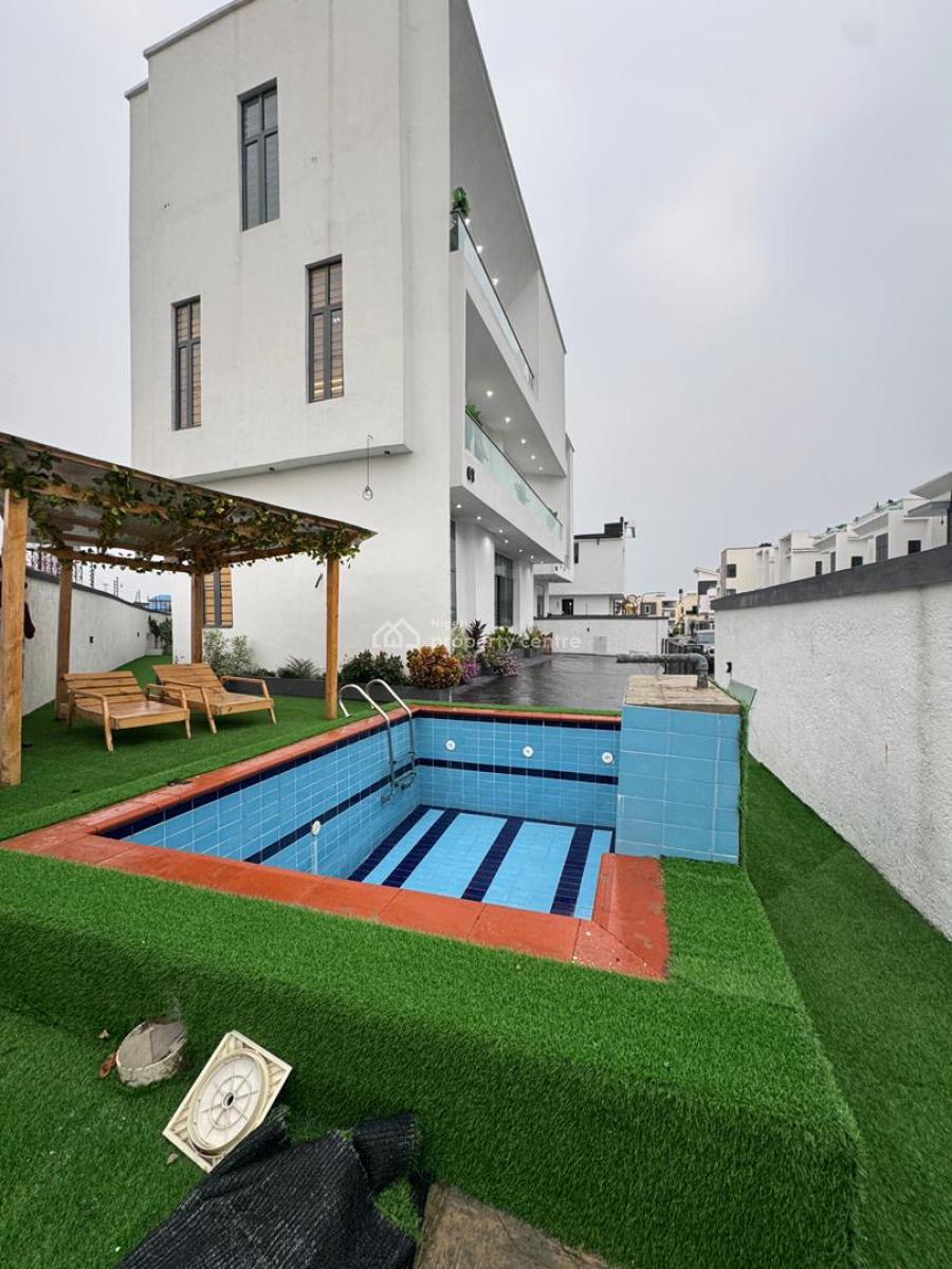 Magnificent 5 Bedroom Detached Duplex with Private Pool and Cinema, Chevron Drive, Lekki, Lagos, Detached Duplex for Sale