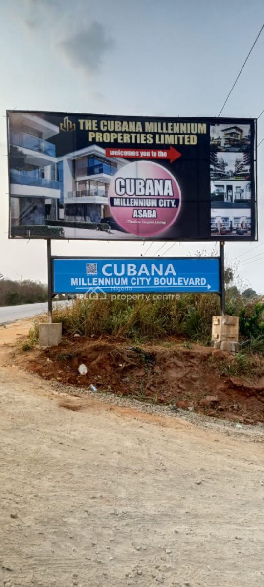 Land with Approved Building Designs, Cubana Millennium City Benin–onitsha Expressway, Wichtech Junction, Asaba, Delta, Residential Land for Sale