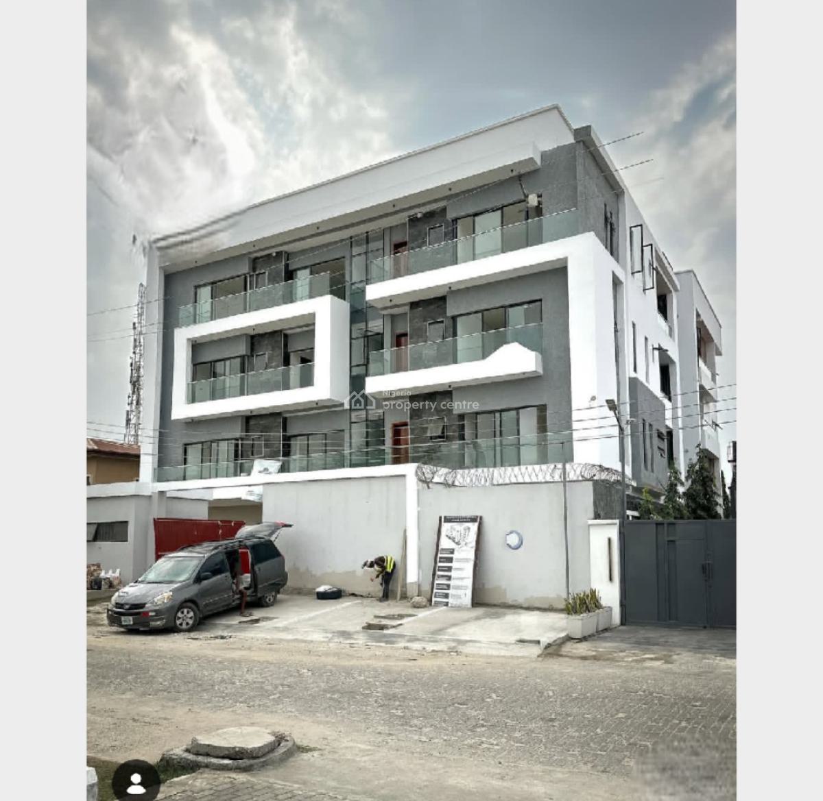 Luxury 2 Bedroom Apartment, By Darelen Supermarket, Lekki Phase 1, Lekki, Lagos, Block of Flats for Sale