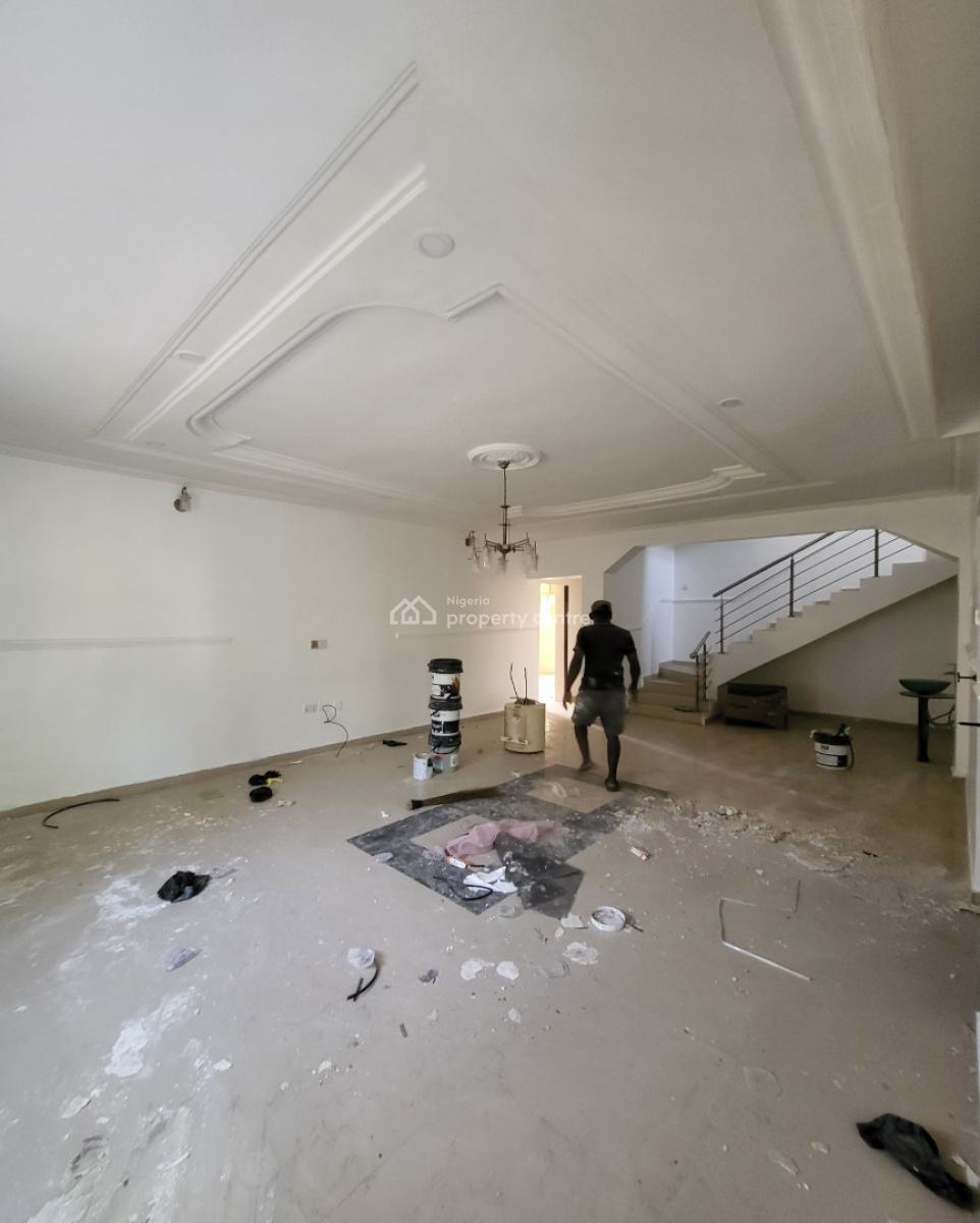 Luxurious Massive 4 Bedrooms Semi-detached Duplex with Bq, By Hotel 2020, Wuye, Abuja, Semi-detached Duplex for Rent