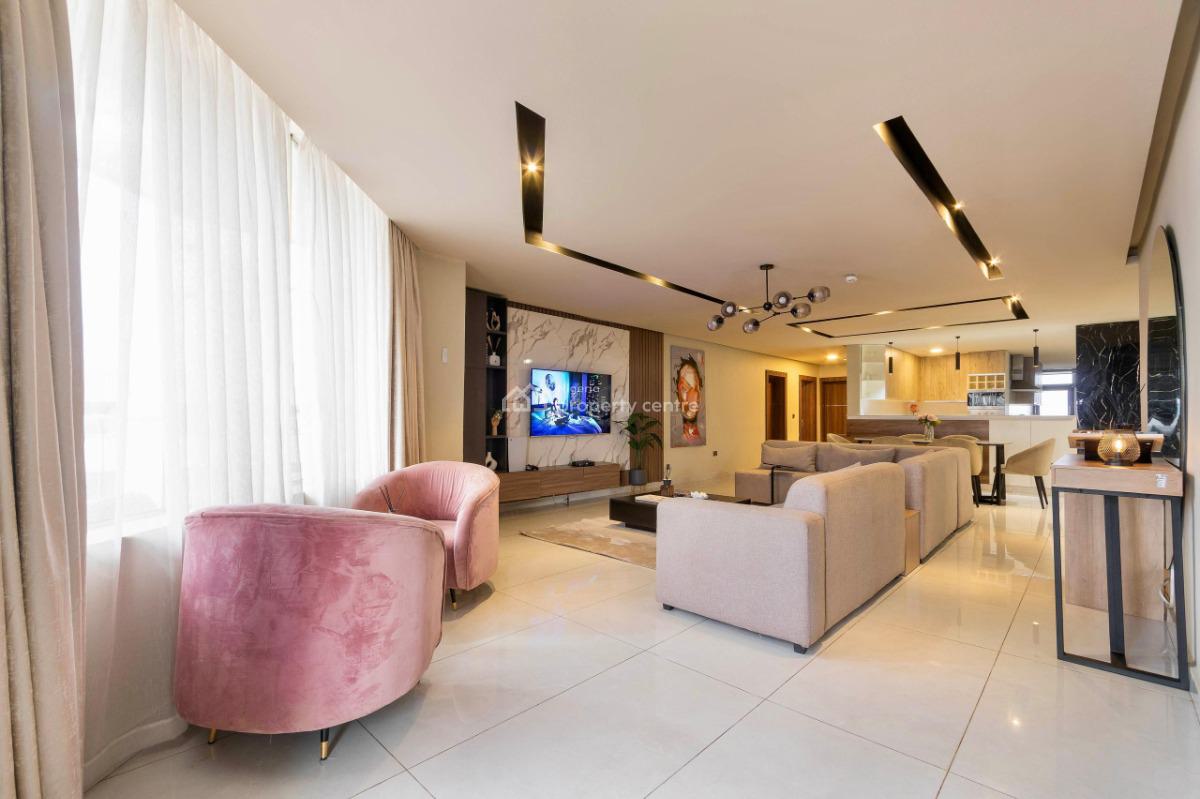 Premium 3 Bedroom Waterfront, Joneer Court, Lekki Phase 1, Lekki, Lagos, Flat / Apartment Short Let