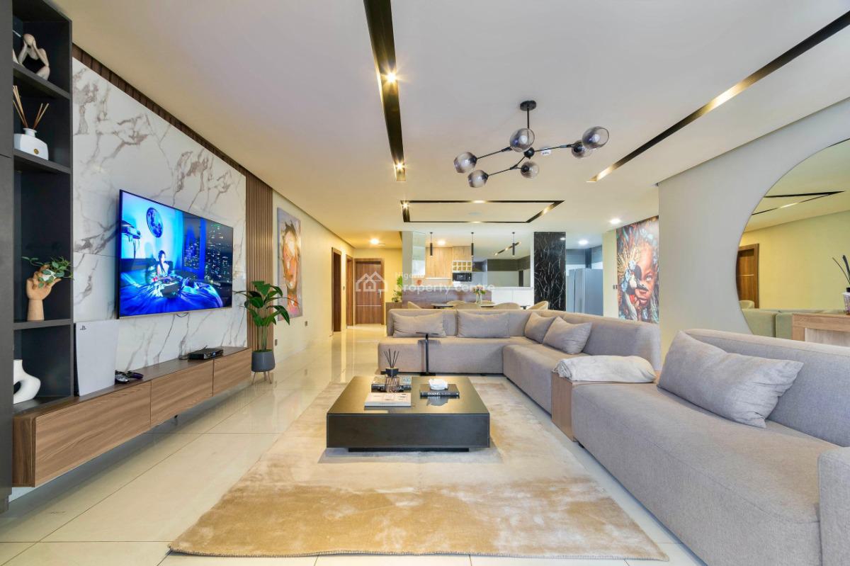 Premium 3 Bedroom Waterfront, Joneer Court, Lekki Phase 1, Lekki, Lagos, Flat / Apartment Short Let