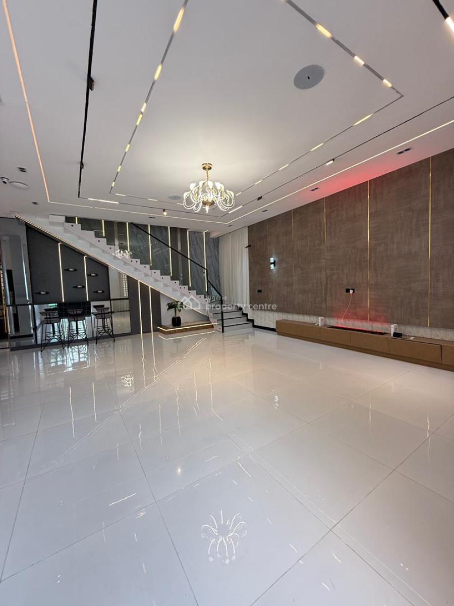 Spacious 5 Bedroom Fully Detached Duplex with Pool and Cinema, Chevron Toll Gate, Lekki, Lagos, Detached Duplex for Sale