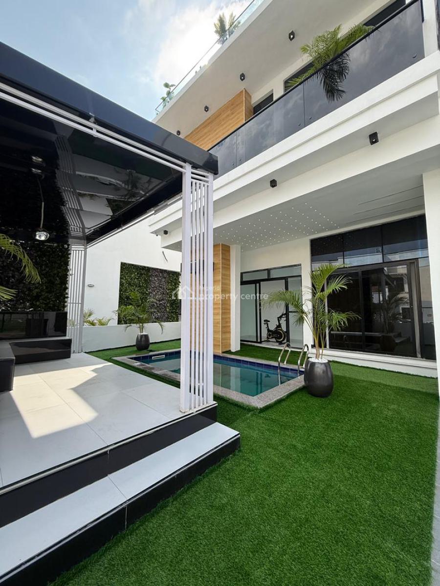 Spacious 5 Bedroom Fully Detached Duplex with Pool and Cinema, Chevron Toll Gate, Lekki, Lagos, Detached Duplex for Sale