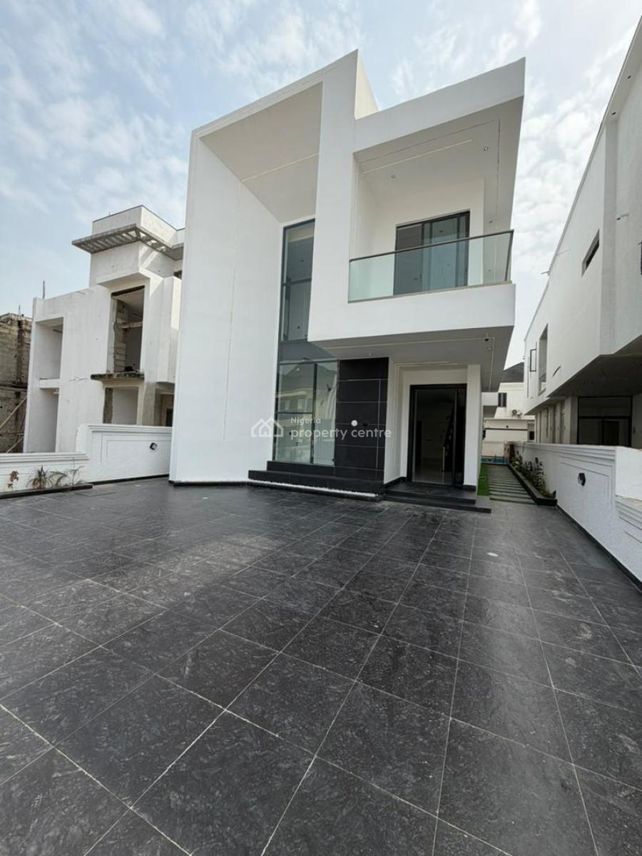 Luxury 5 Bedroom Fully Detached Duplex with a Bq & Pool, Lekki County, Ikota, Lekki, Lagos, Detached Duplex for Sale