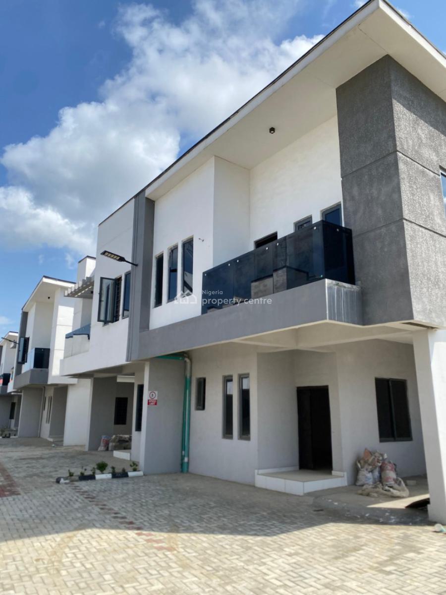 4 Bedroom Terrace Duplex with Private Bq, Royal Palms Court, Ado, Ajah, Lagos, Terraced Duplex for Sale