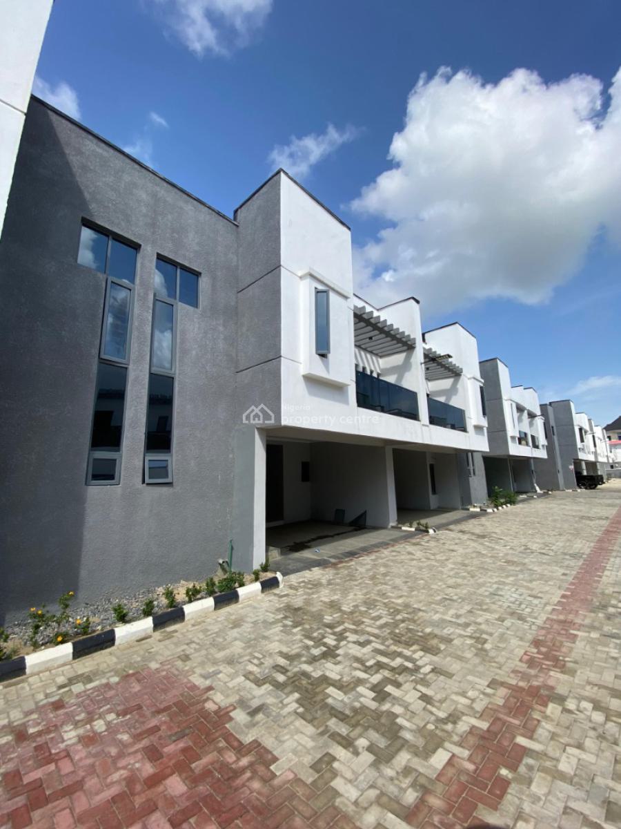4 Bedroom Terrace Duplex with Private Bq, Royal Palms Court, Ado, Ajah, Lagos, Terraced Duplex for Sale