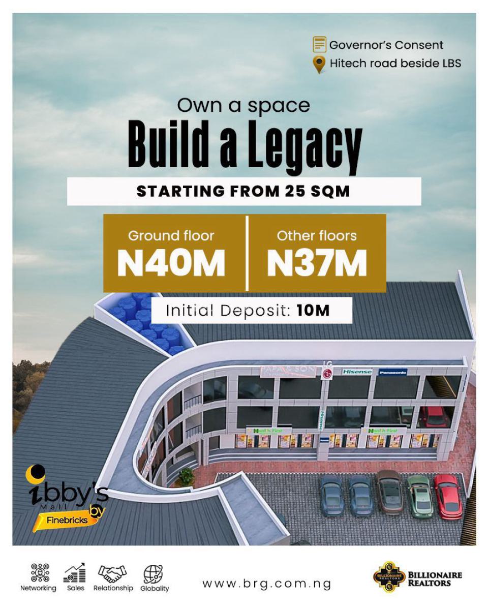 *ibbys Mall -- Now Selling By Square Meter!*, Ajah Beside Lagos Business School, Ajah, Lagos, Plaza / Complex / Mall for Sale