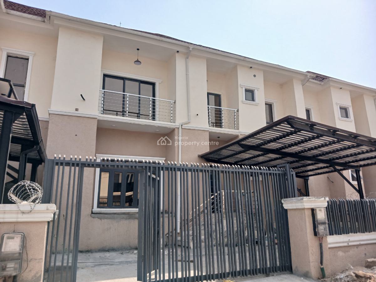 Luxury 4 Bedrooms Terraced House, Cluster 5, River Park Estate, Lugbe District, Abuja, Terraced Duplex for Rent
