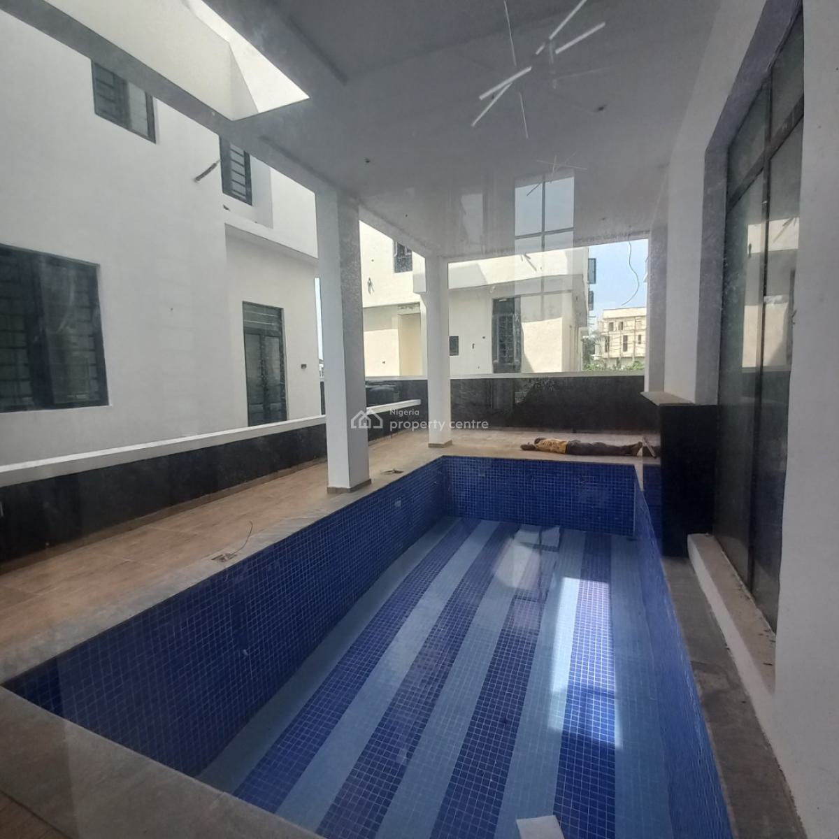 Newly Built  5 Bedroom Detached Duplex with Pool and Bq, Ikota, Lekki, Lagos, Detached Duplex for Sale