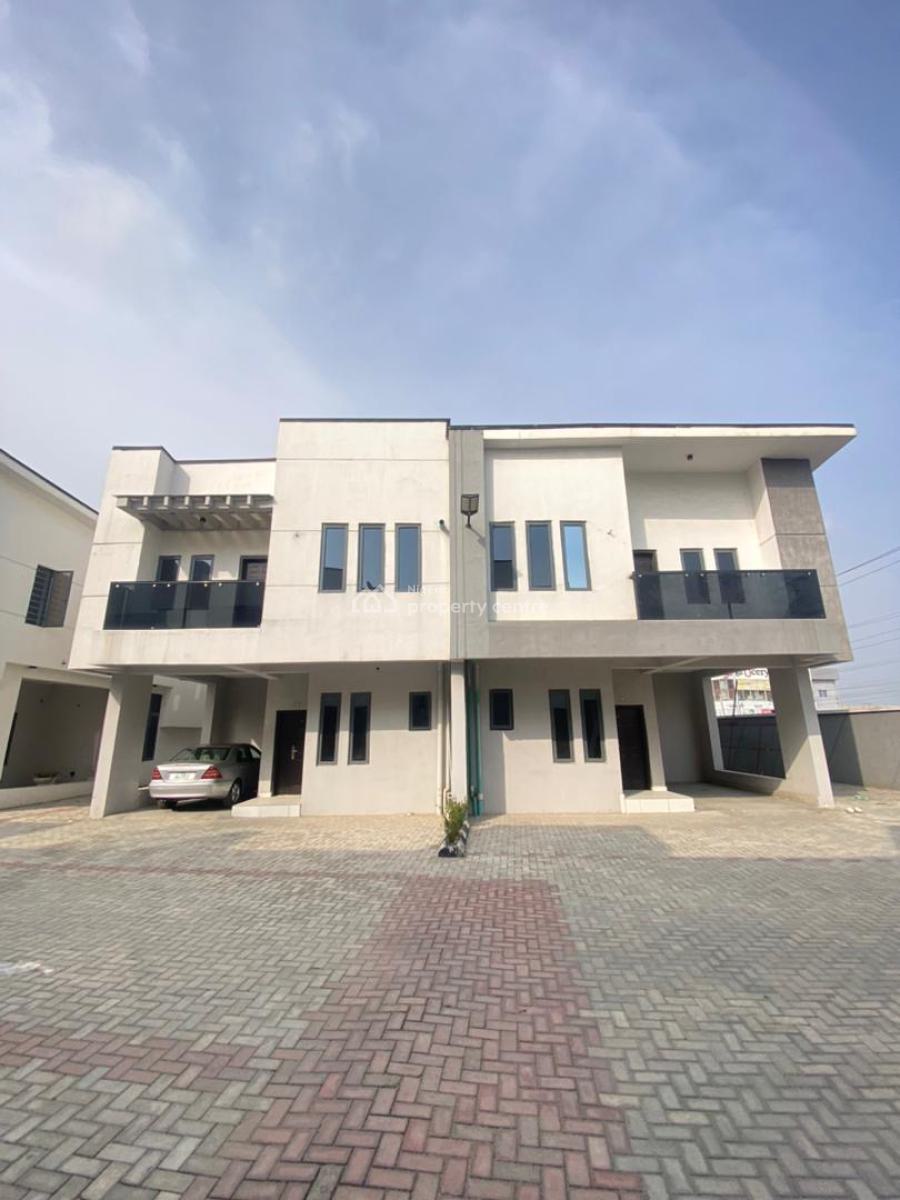 Spacious 4-bedroom Semi-detached Duplex with Bq, Ajah, Lagos, Semi-detached Duplex for Rent