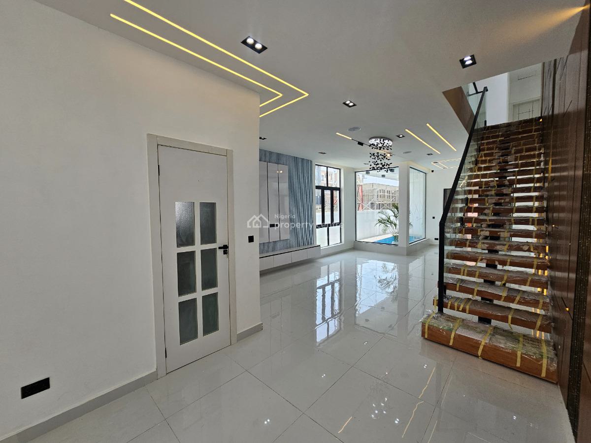Stunning 5 Bedroom Detached House with Swimming Pool, Gym and Bq, Ikota, Lekki, Lagos, Detached Duplex for Sale