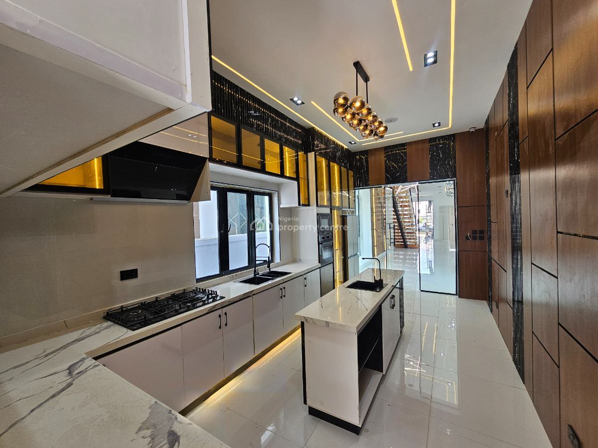 Stunning 5 Bedroom Detached House with Swimming Pool, Gym and Bq, Ikota, Lekki, Lagos, Detached Duplex for Sale