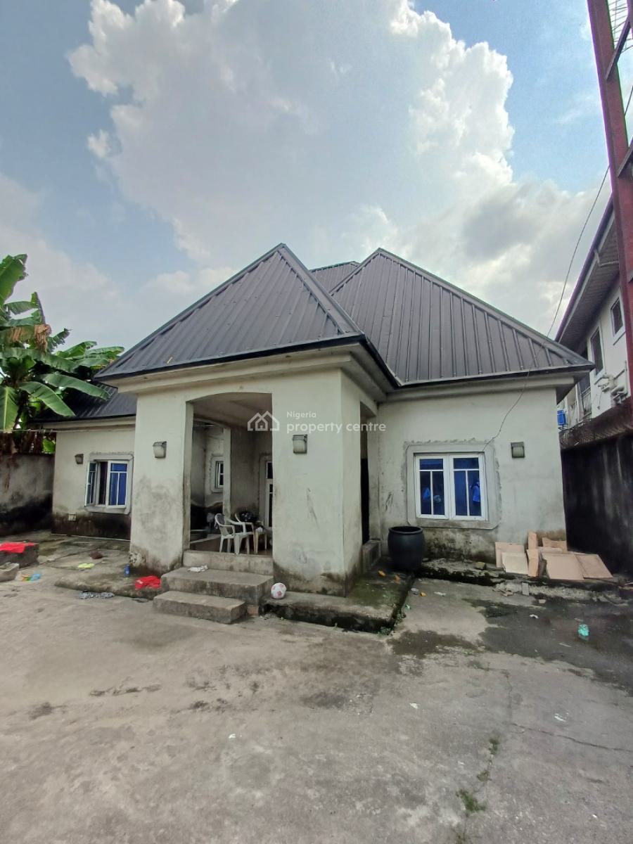 2 Units of 3 Bedroom Bungalows, School Road, Rumuodomaya, Port Harcourt, Rivers, Detached Bungalow for Sale