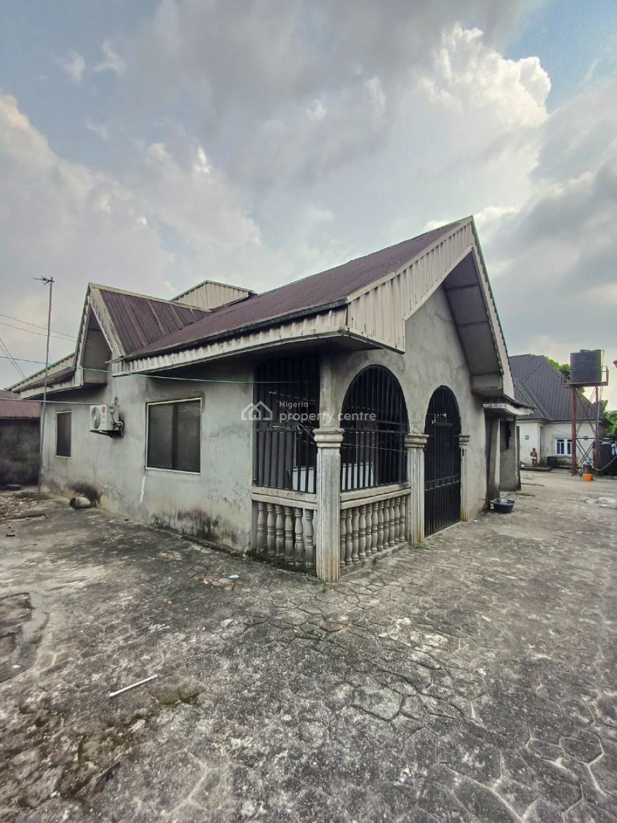 2 Units of 3 Bedroom Bungalows, School Road, Rumuodomaya, Port Harcourt, Rivers, Detached Bungalow for Sale