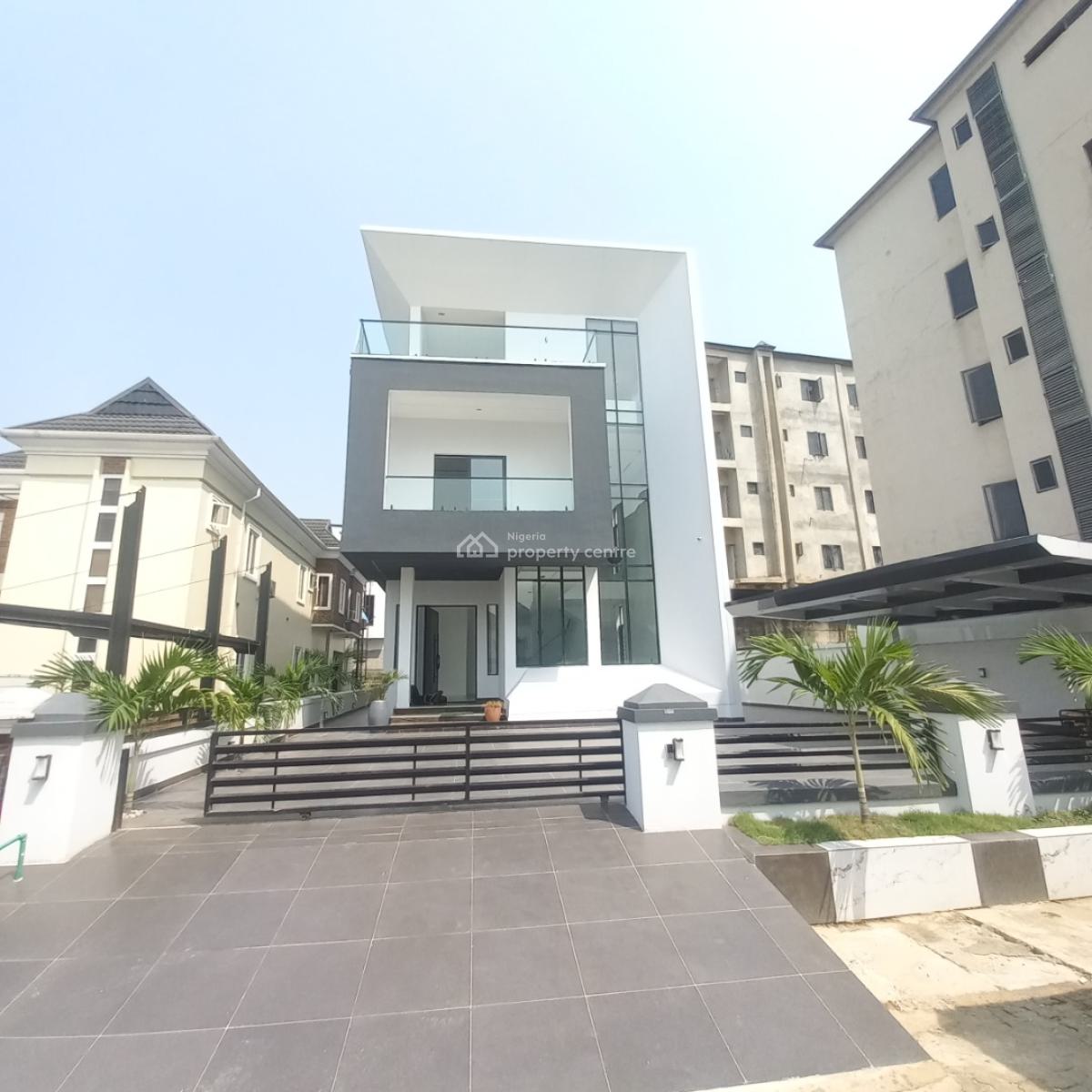 Spacious 5 Bedroom Detached Duplex with Pool and Bq, Ikota, Lekki, Lagos, Detached Duplex for Sale