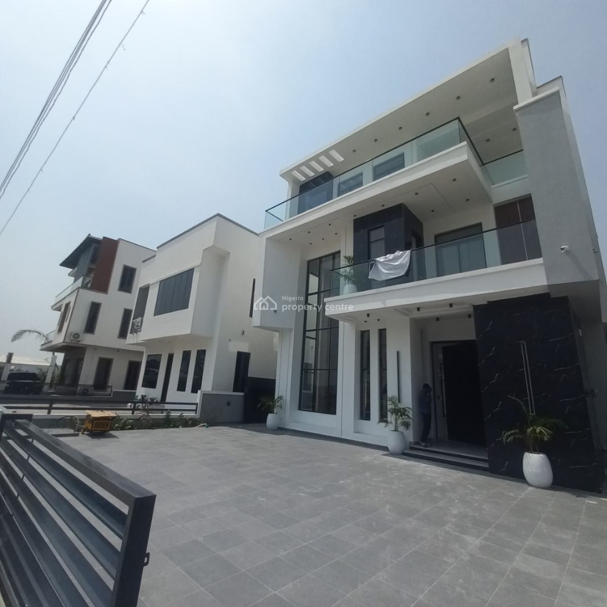 Exquisite 5 Bedroom Detached Duplex with Pool and Bq, Ikota, Lekki, Lagos, Detached Duplex for Sale