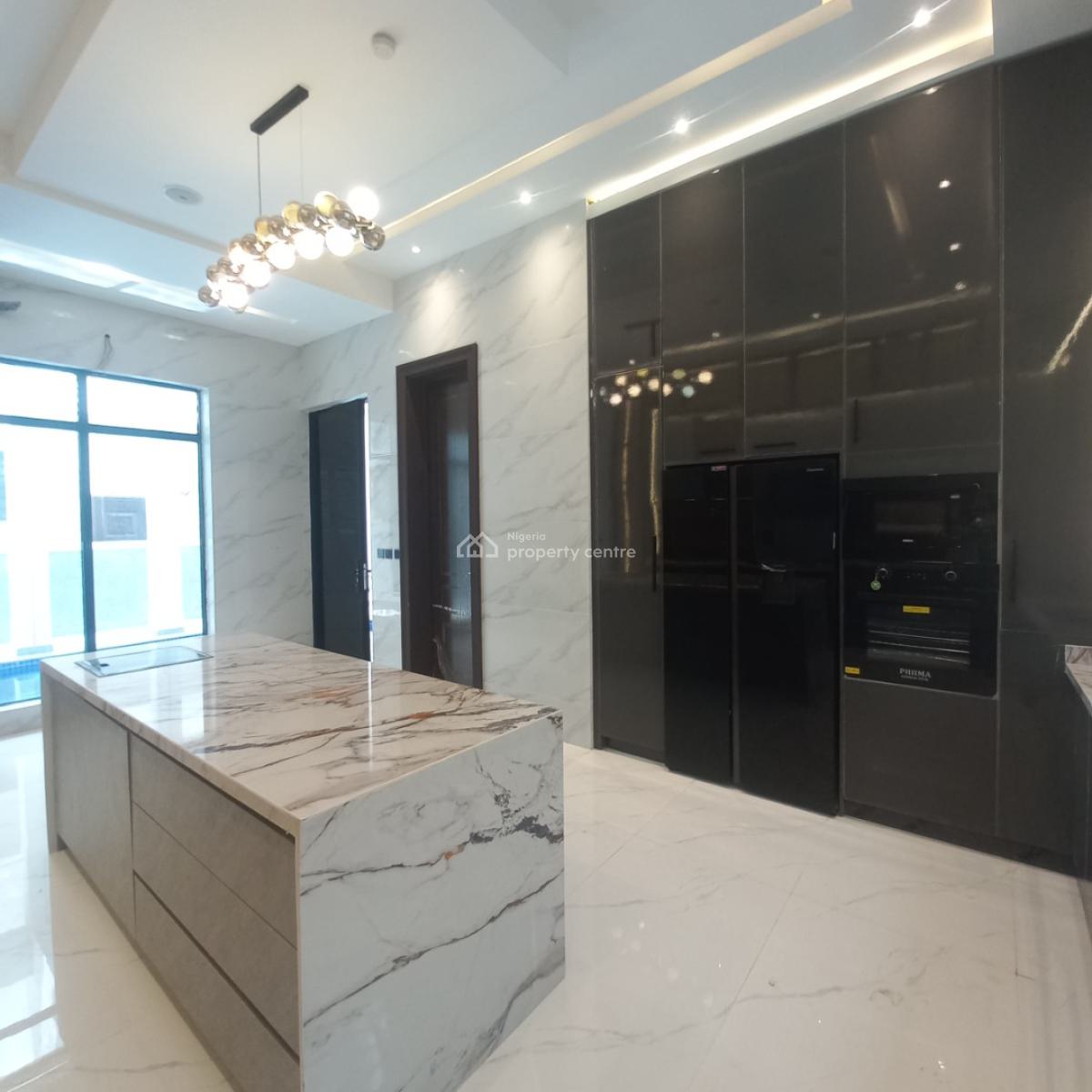 Exquisite 5 Bedroom Detached Duplex with Pool and Bq, Ikota, Lekki, Lagos, Detached Duplex for Sale