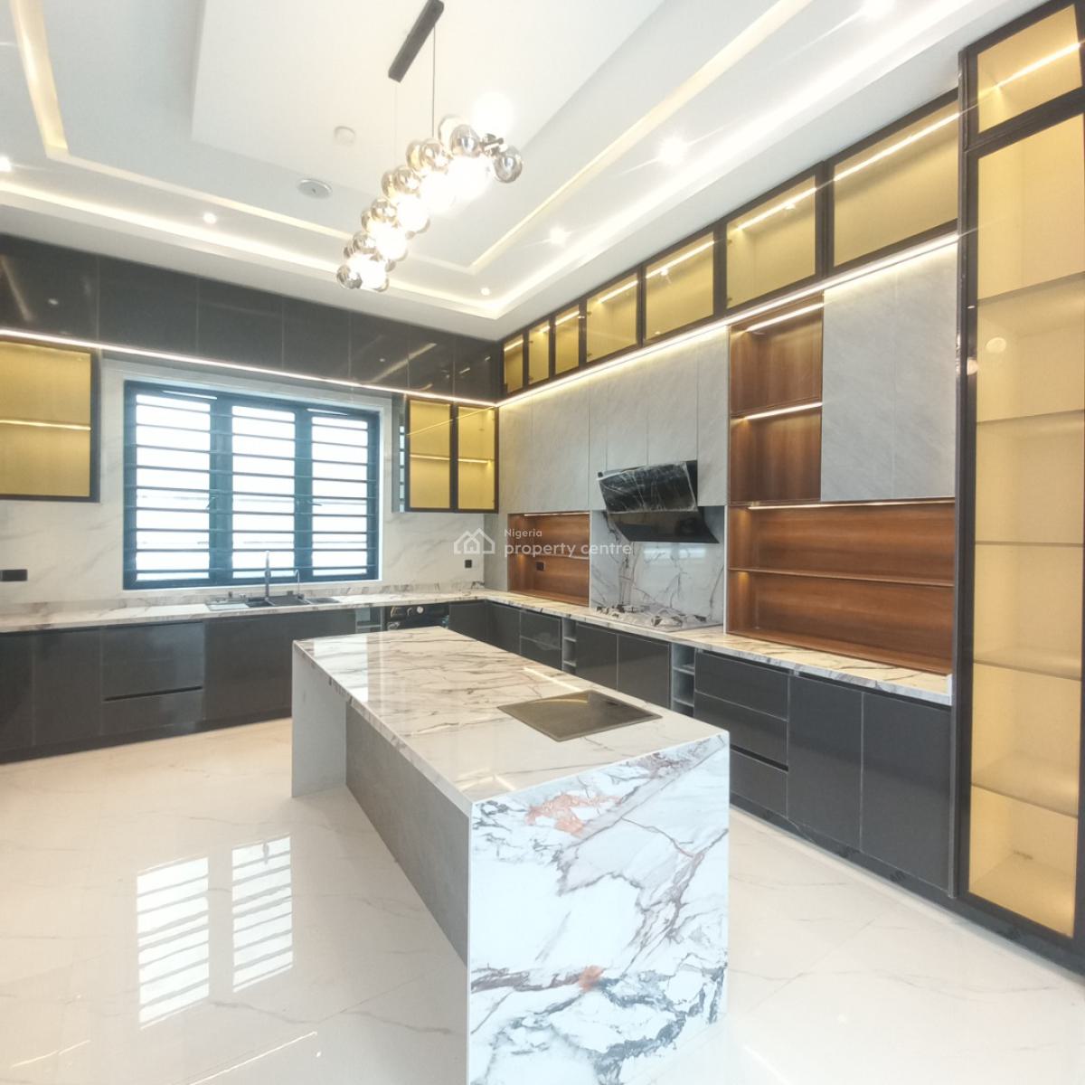 Exquisite 5 Bedroom Detached Duplex with Pool and Bq, Ikota, Lekki, Lagos, Detached Duplex for Sale