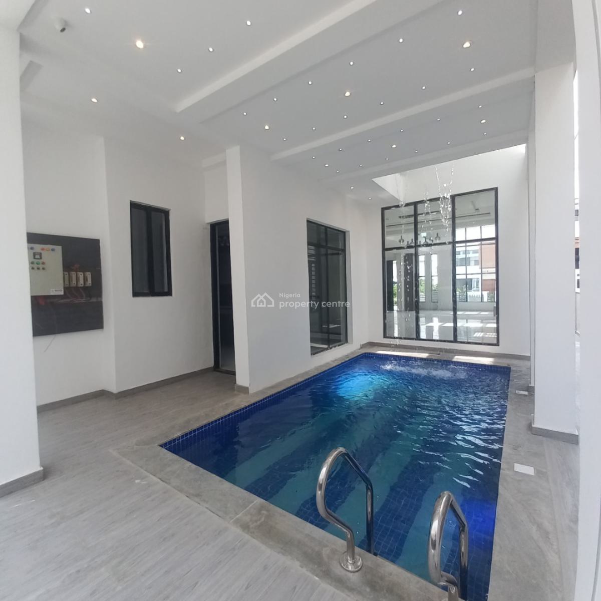 Exquisite 5 Bedroom Detached Duplex with Pool and Bq, Ikota, Lekki, Lagos, Detached Duplex for Sale