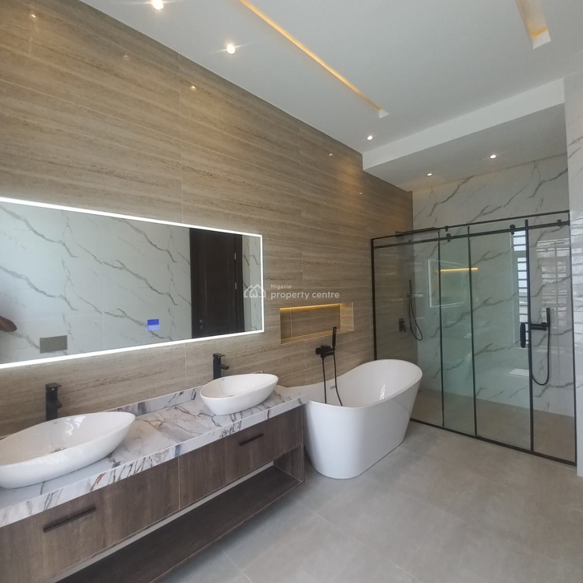 Exquisite 5 Bedroom Detached Duplex with Pool and Bq, Ikota, Lekki, Lagos, Detached Duplex for Sale