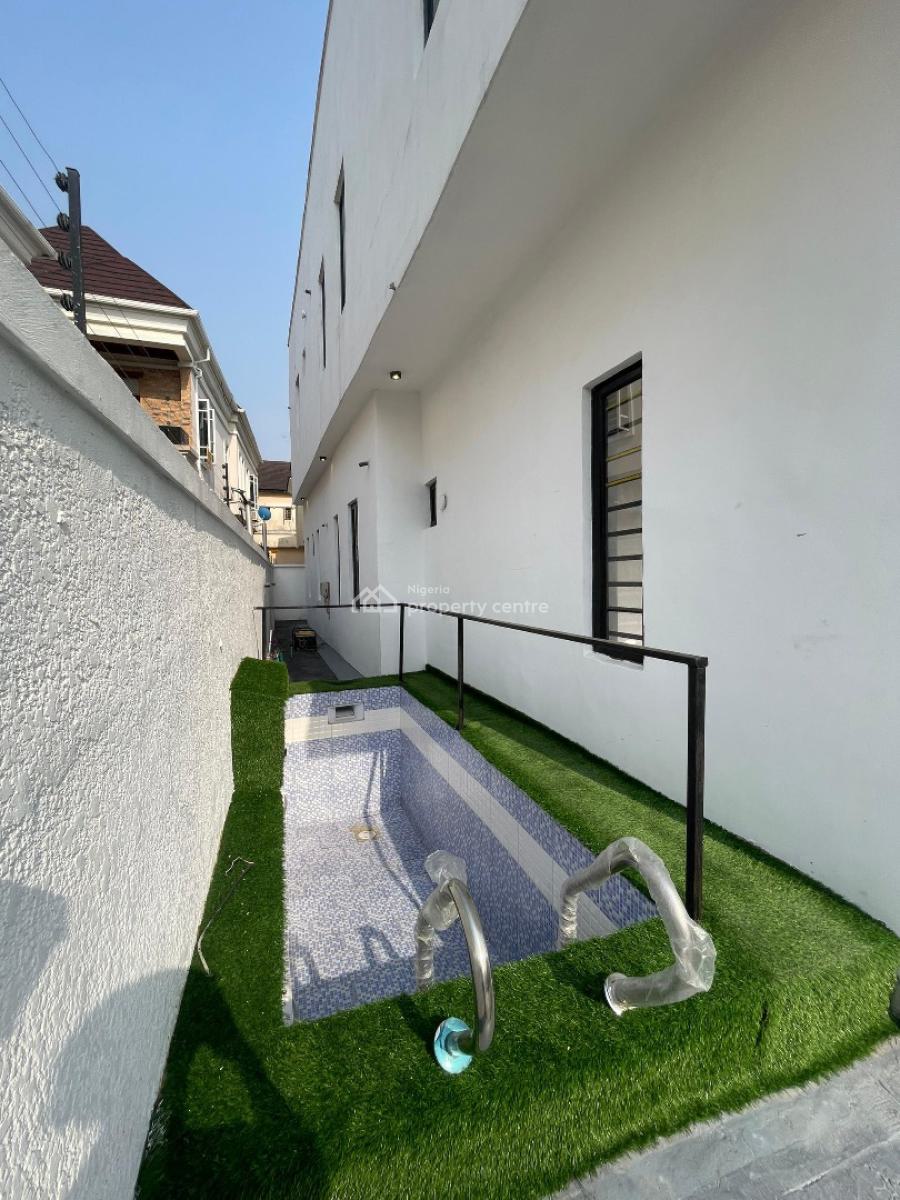 Astonishing 4 Bedroom Semi Detached Duplex with Bq and Swimming Pool, Ikota, Lekki, Lagos, Semi-detached Duplex for Sale