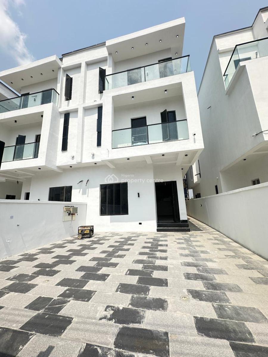 Exquisite  5bedroom Semi-detached Duplex with Bq in a Secured Estate, Ikota, Lekki, Lagos, Semi-detached Duplex for Sale