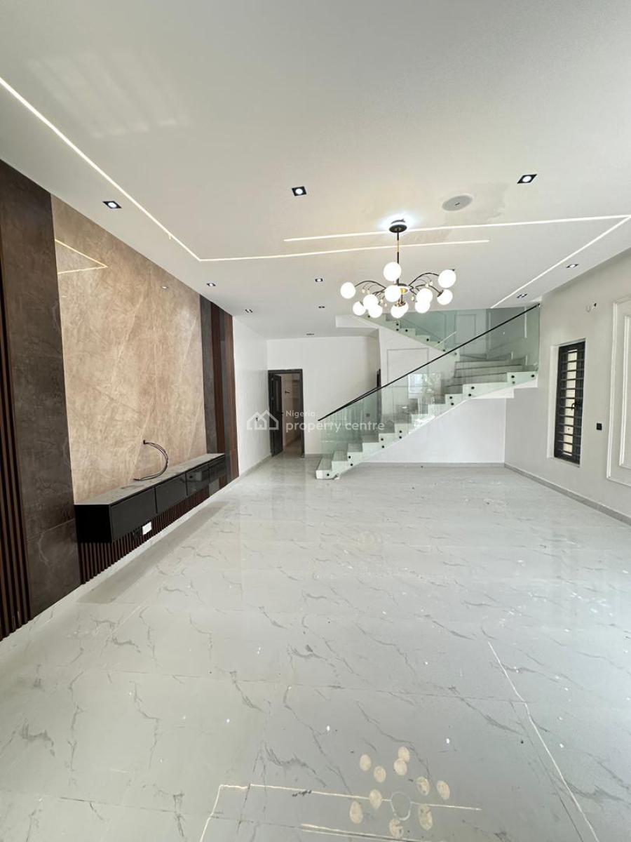 Exquisite  5bedroom Semi-detached Duplex with Bq in a Secured Estate, Ikota, Lekki, Lagos, Semi-detached Duplex for Sale