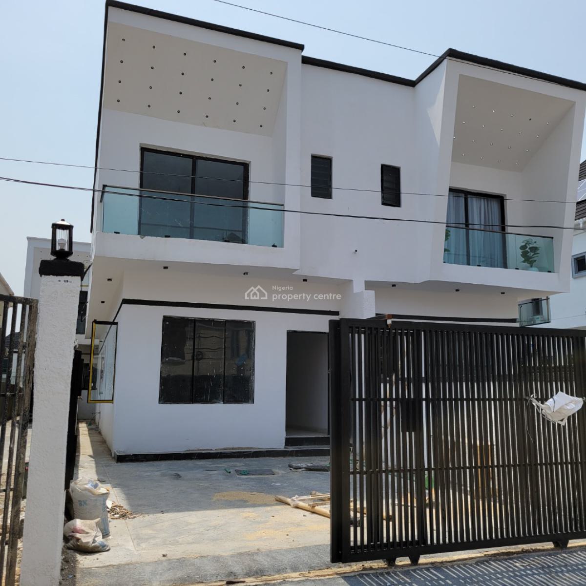 Well Build 4 Bedroom Semi Detached Duplex, Chevron, Lekki, Lagos, Semi-detached Duplex for Sale