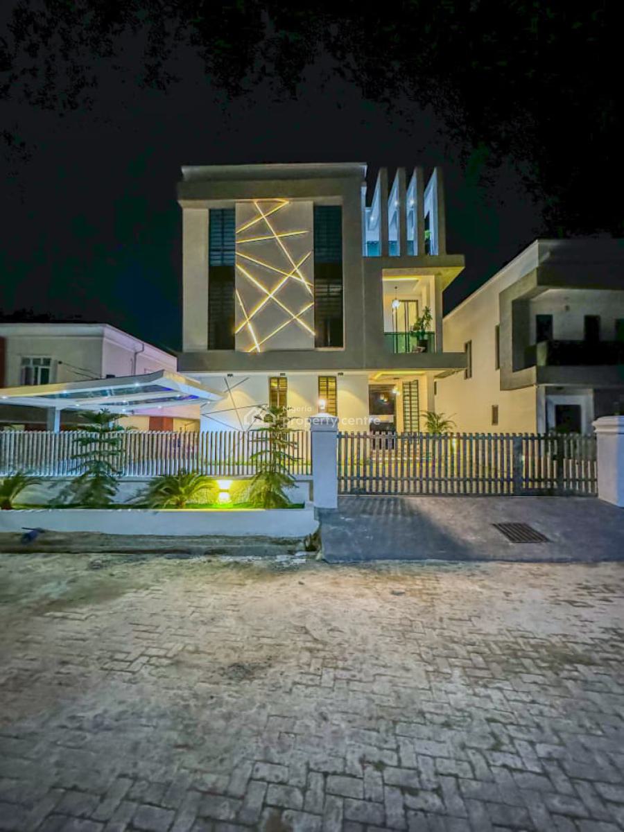 5 Bedroom Detached Smart Home with Open Terrace, Lekki  County Homes, Megamound Estate, Ikota, Lekki, Lagos, Detached Duplex for Sale