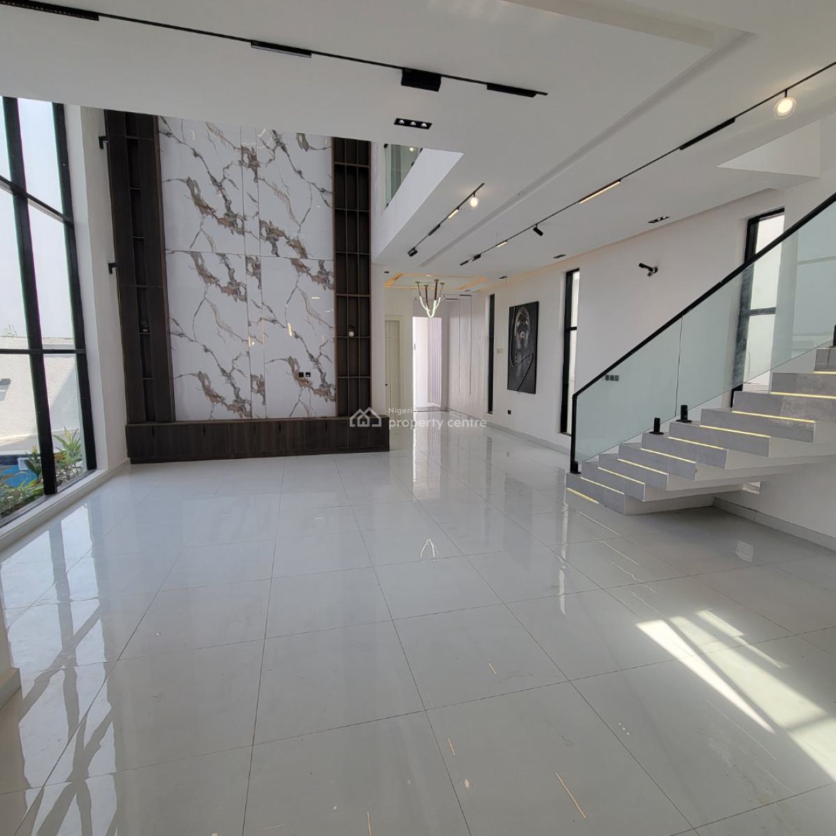 Luxury 5 Bedroom Fully Detached Duplex, Chevron, Lekki, Lagos, House for Sale