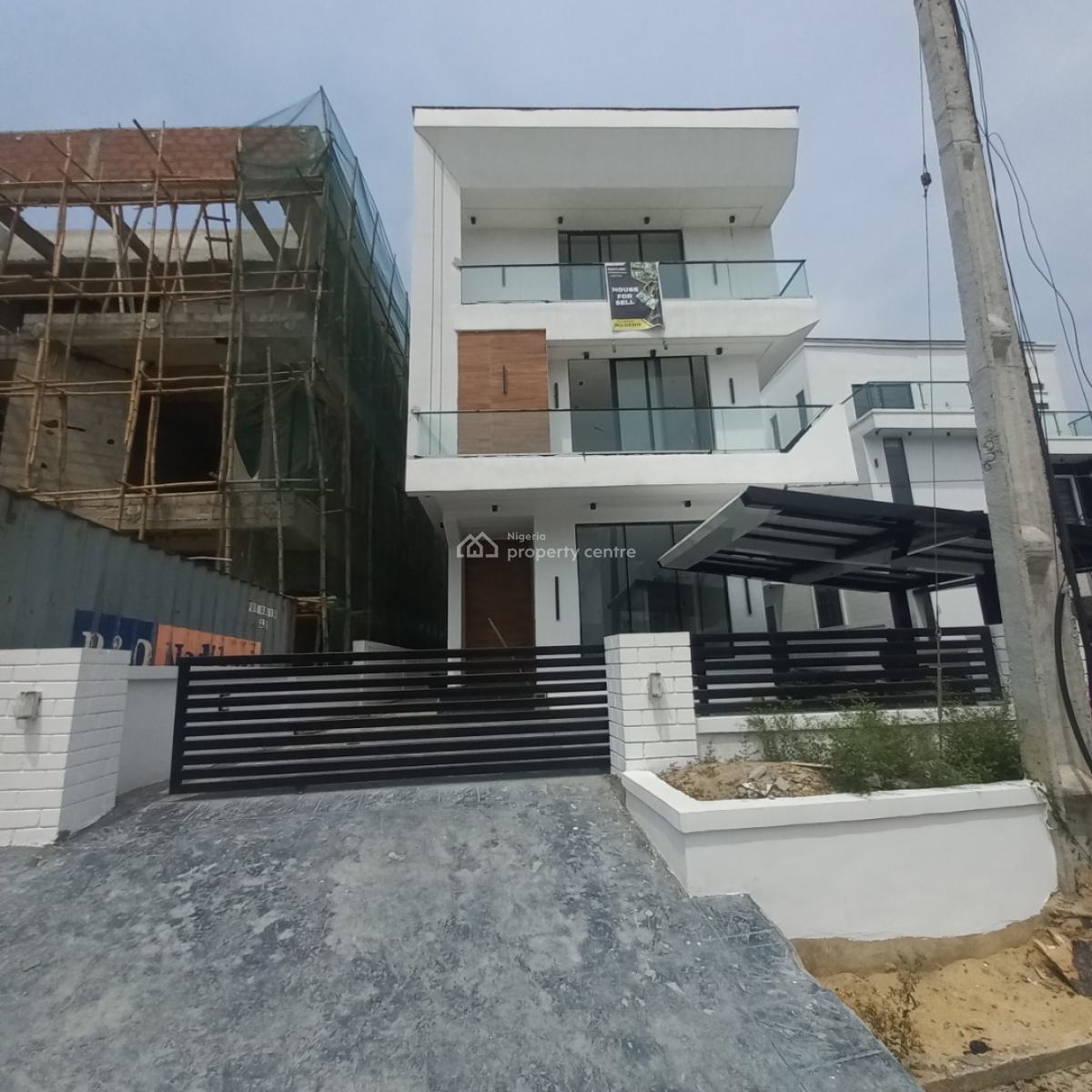 Standard 5 Bedroom Detached Duplex with Pool and Bq, Ikota, Lekki, Lagos, Detached Duplex for Sale