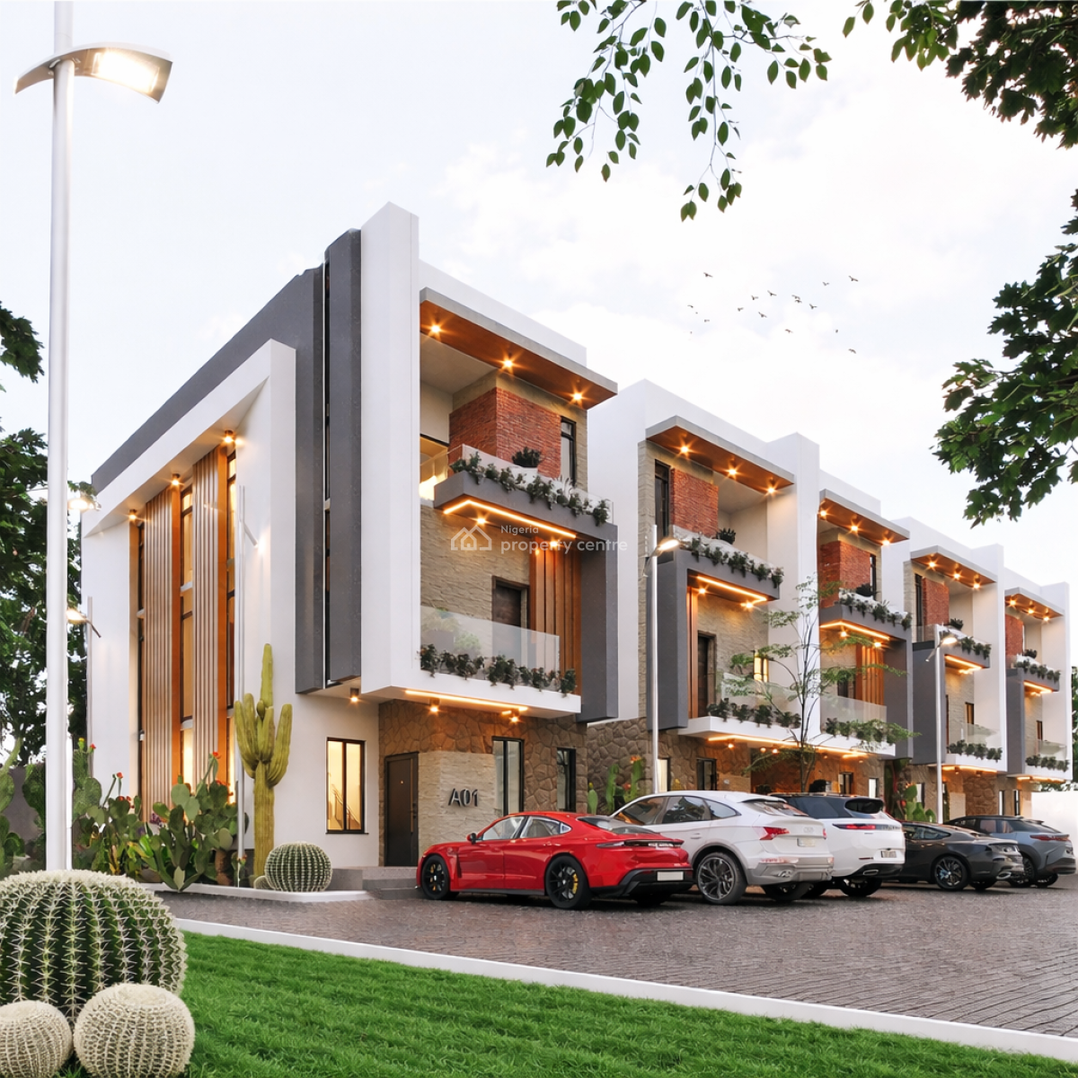 Modern 4 Bedroom Terrace Duplex with Boys Quarters, Life Camp, Abuja, Terraced Duplex for Sale